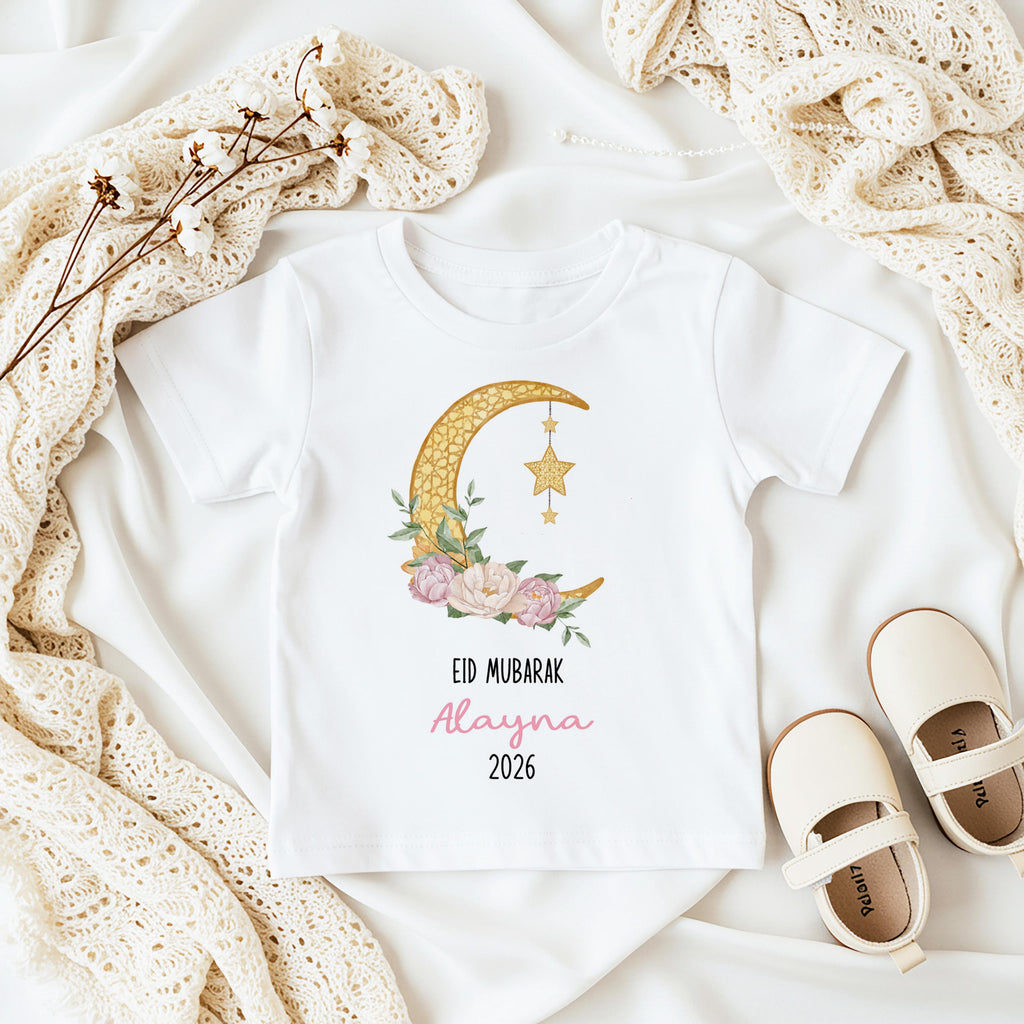 Eid Mubarak - Ramadan Outfit - Eid Tshirt Baby Grow
