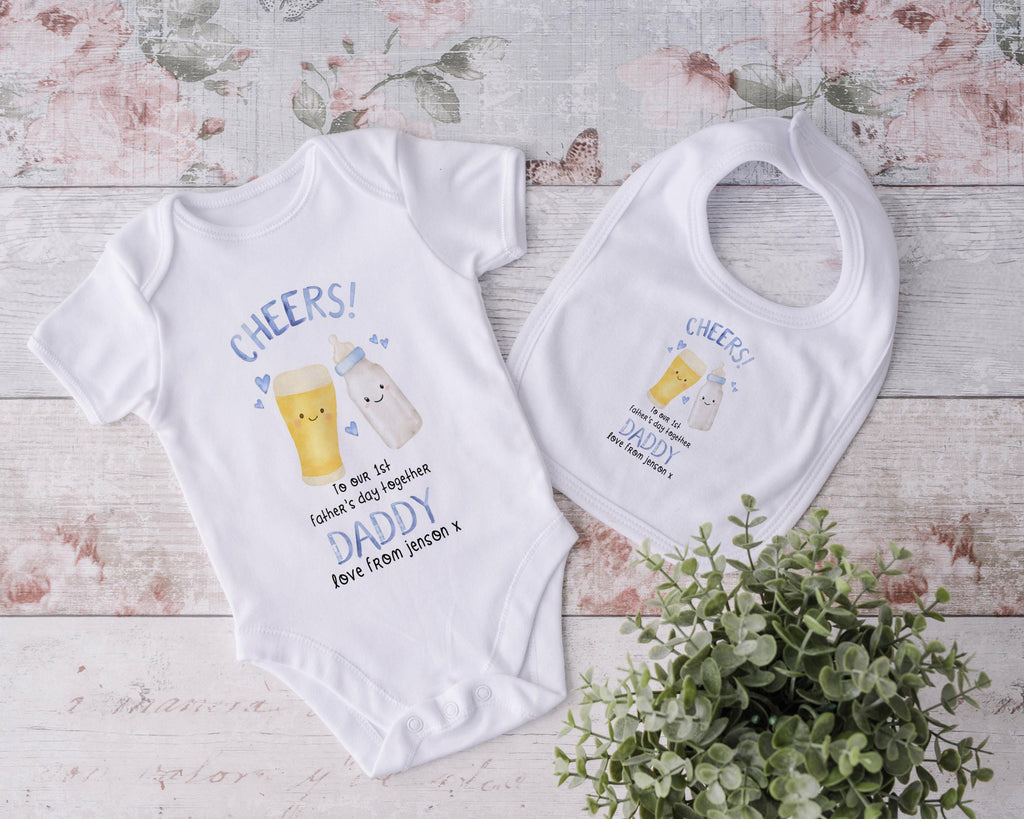 Fathers Day Gift From Baby, 1st Fathers Day As My Daddy, New Dad Gift, 1st Fathers Day Babygrow, Sleepsuit Babygrow Bodysuit, Dad