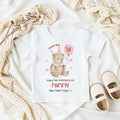 Happy 1st Birthday as My Mummy Sleepsuit, Custom Mum Bday Gift from Newborn, First Birthday as a Mummy