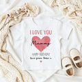 Happy 1st Birthday as My Mummy Sleepsuit, Custom Mum Bday Gift from Newborn, First Birthday as a Mummy