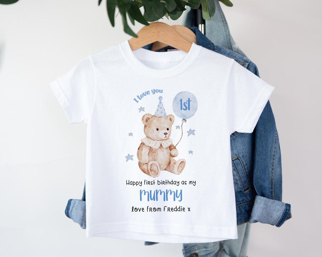 Happy 1st Birthday as My Mummy Sleepsuit, Custom Mum Bday Gift from Newborn, First Birthday as a Mummy