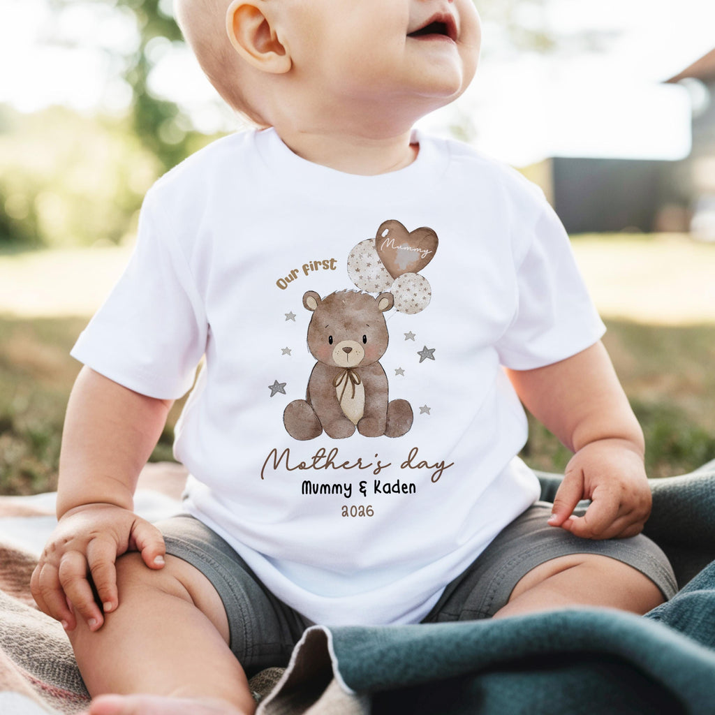 Mothers Day Sleepsuit, Mothers Day Babygrow, 1st Mothers Day as My Mummy, New Mum Gift, Mothers Day, Mum, Sleepsuit Babygrow Bodysuit