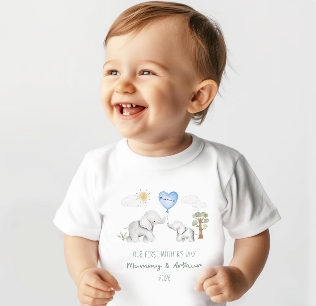 Mothers Day Sleepsuit, Mothers Day Babygrow, 1st Mothers Day as My Mummy, New Mum Gift, Mothers Day, Mum, Sleepsuit Babygrow Bodysuit
