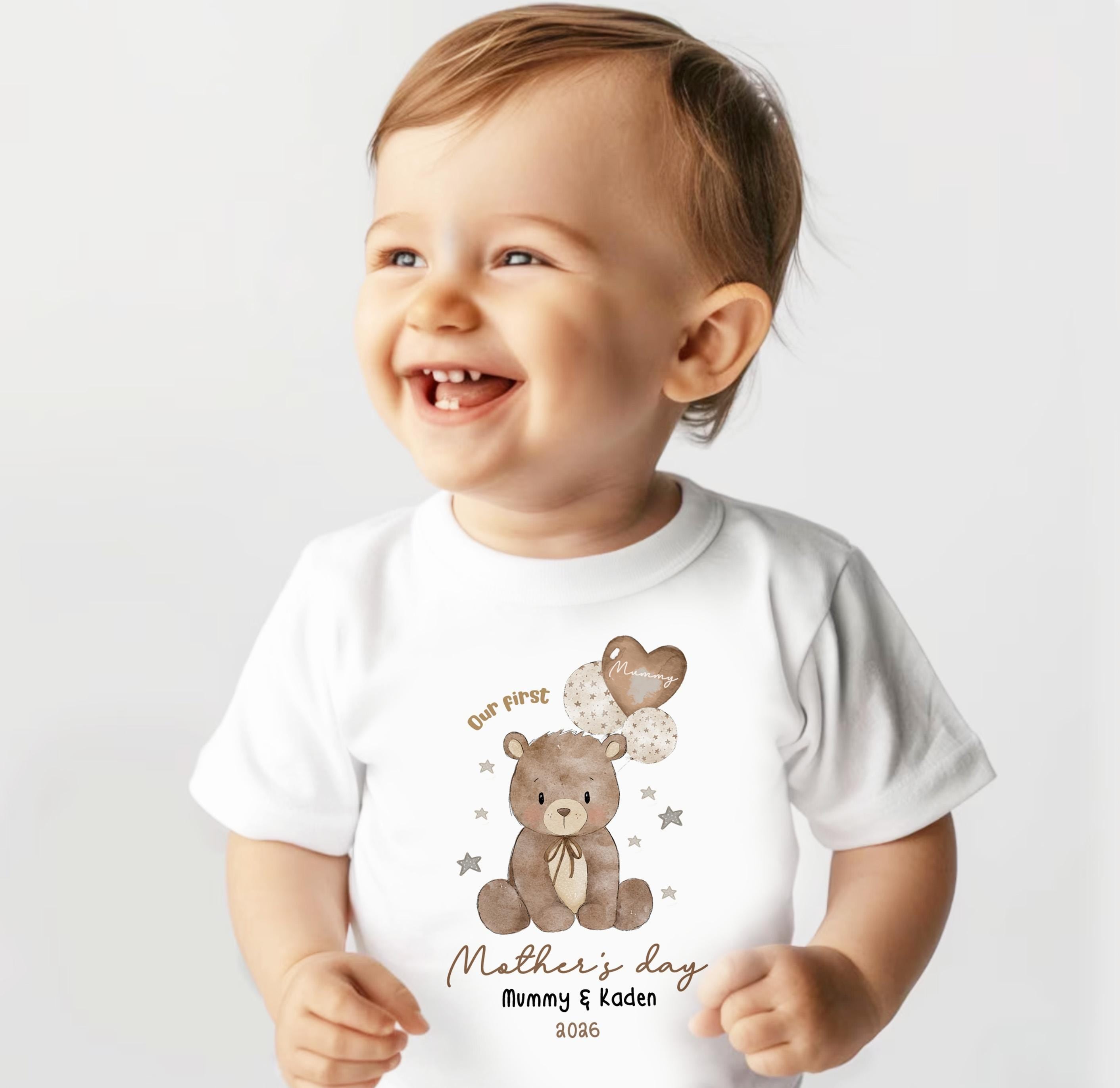 Mothers Day Sleepsuit, Mothers Day Babygrow, 1st Mothers Day as My Mummy, New Mum Gift, Mothers Day, Mum, Sleepsuit Babygrow Bodysuit