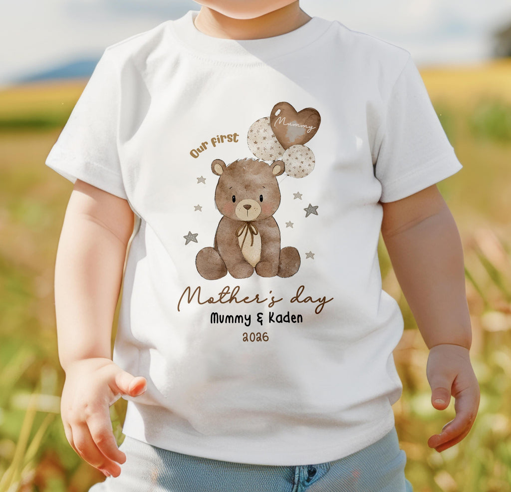 Mothers Day Sleepsuit, Mothers Day Tshirt, 1st Mothers Day as My Mummy, New Mum Gift, Mothers Day, Mum, Sleepsuit Babygrow Bodysuit