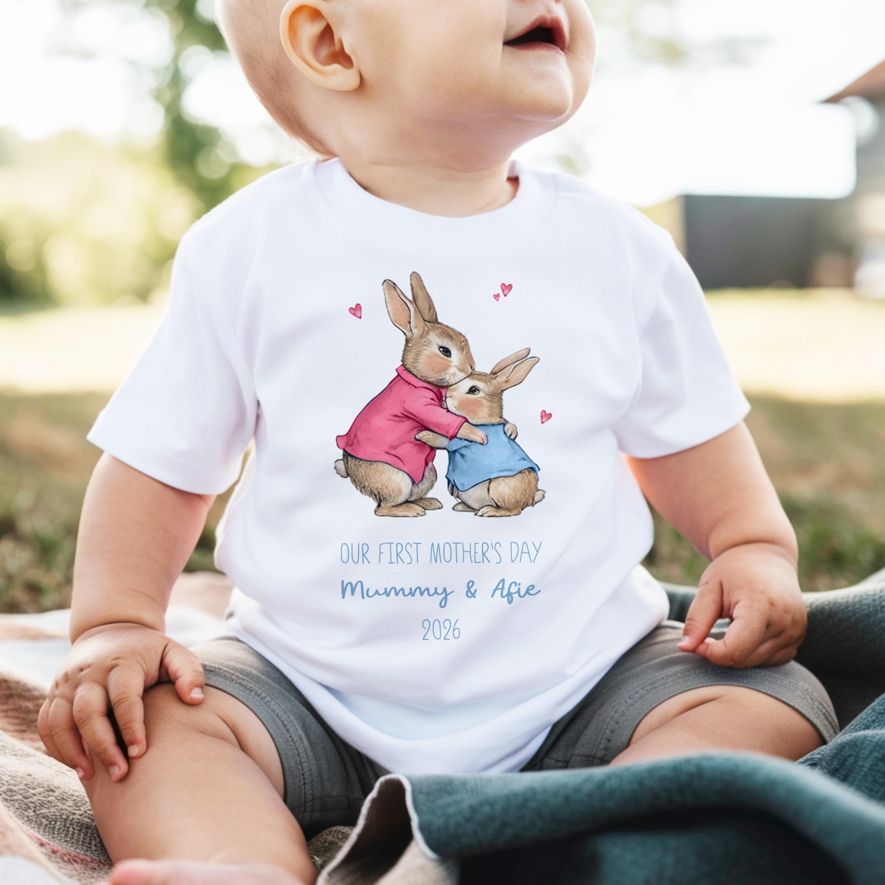 Mothers Day Sleepsuit, Mothers Day Tshirt, 1st Mothers Day as My Mummy, New Mum Gift, Mothers Day, Mum, Sleepsuit Babygrow Bodysuit