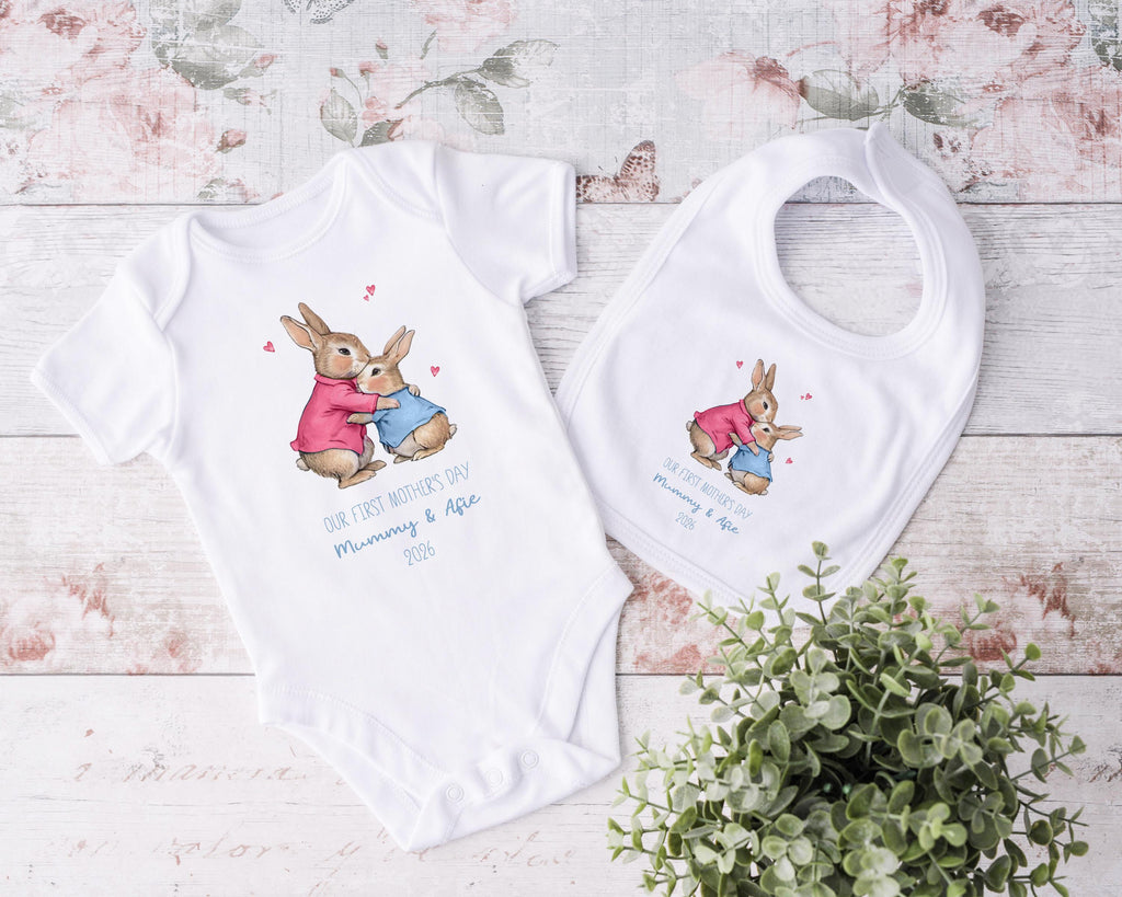 Mothers Day Sleepsuit, Mothers Day Tshirt, 1st Mothers Day as My Mummy, New Mum Gift, Mothers Day, Mum, Sleepsuit Babygrow Bodysuit