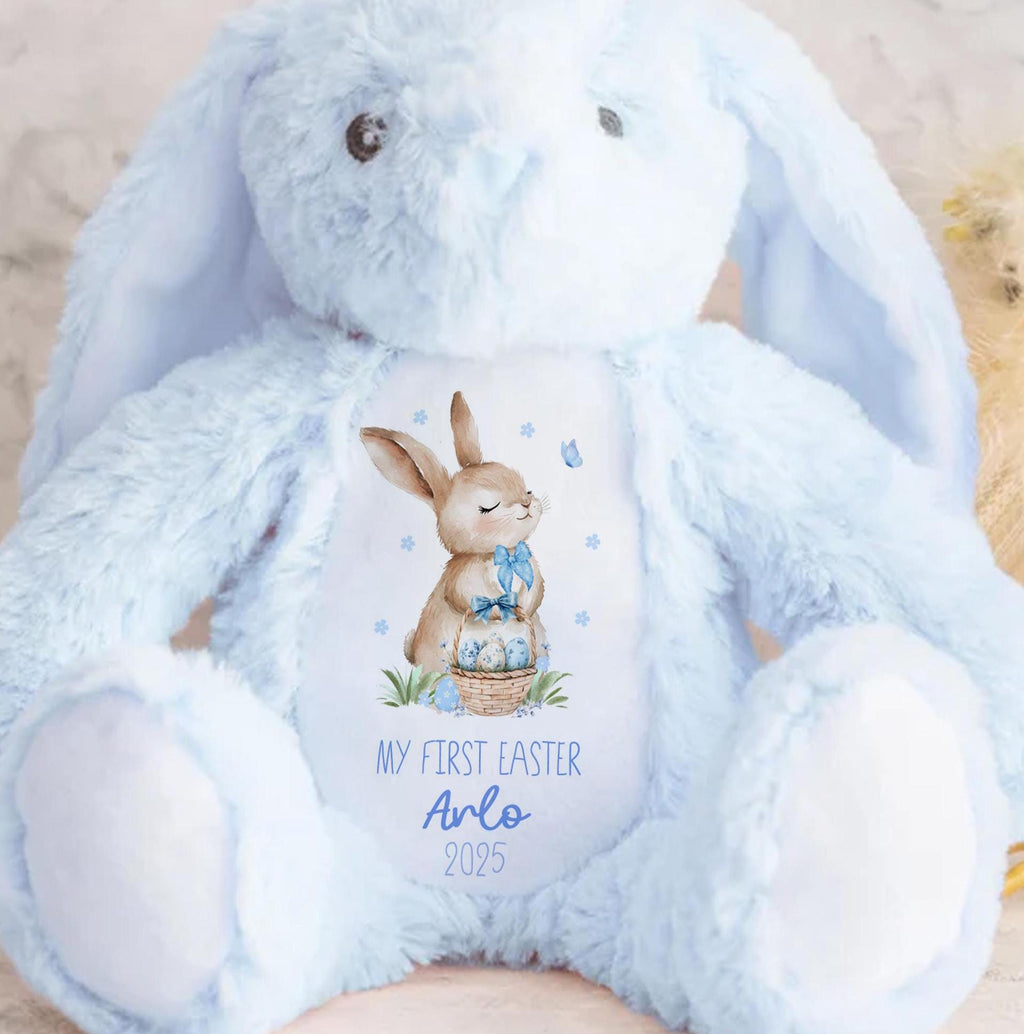 My First Easter Personalised 1st Easter Gift, First Easter Teddy Bunny Toy, Personalised Easter Bunny, Soft Toy Keepsake, New Born Gift