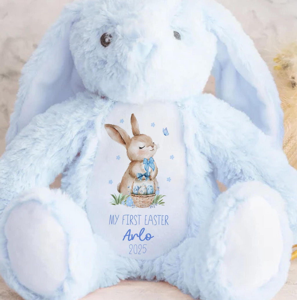 My First Easter Personalised 1st Easter Gift, First Easter Teddy Bunny Toy, Personalised Easter Bunny, Soft Toy Keepsake, New Born Gift