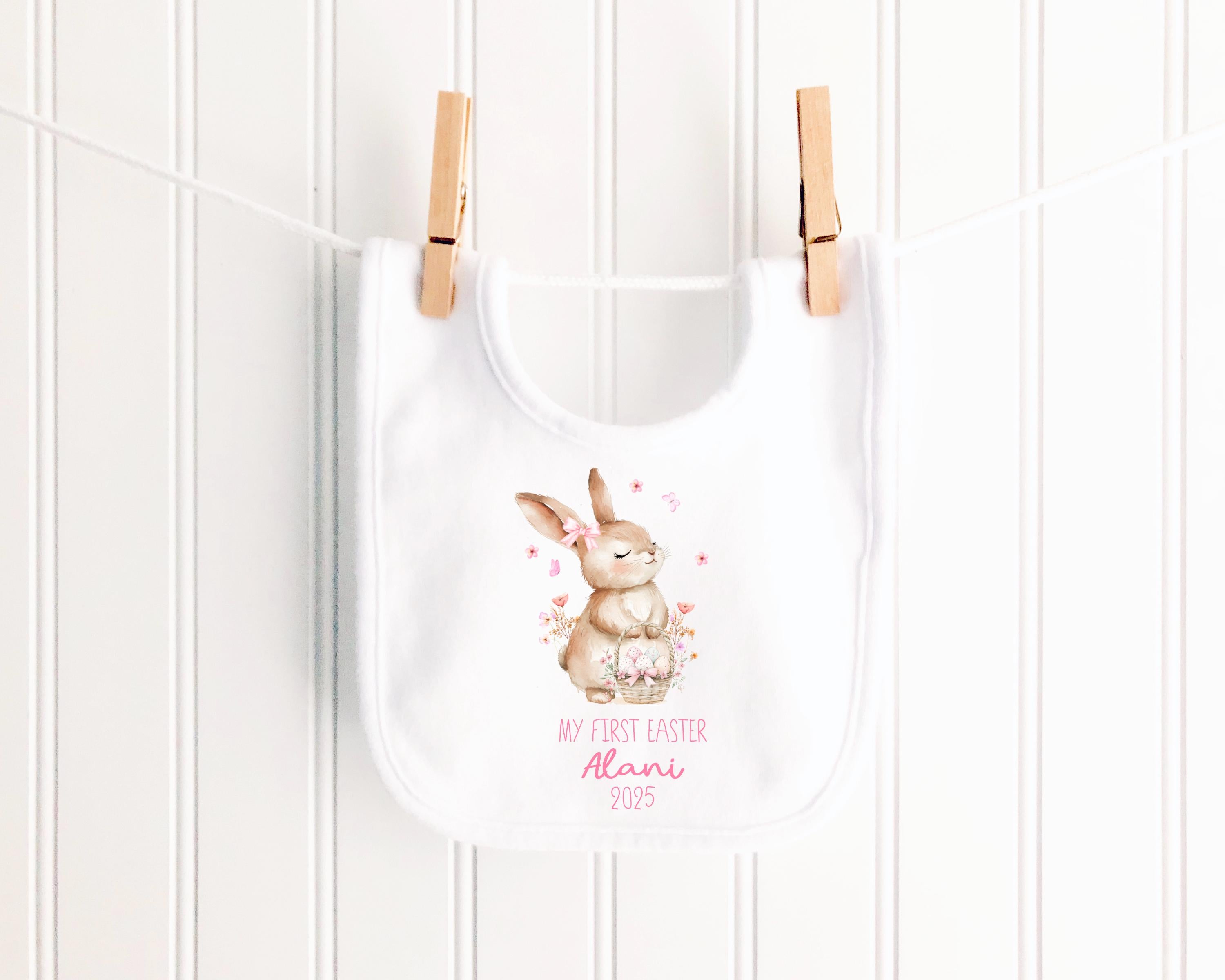 My First Easter Personalised 1st Easter Gift, First Easter Teddy Bunny Toy, Personalised Easter Bunny, Soft Toy Keepsake, New Born Gift