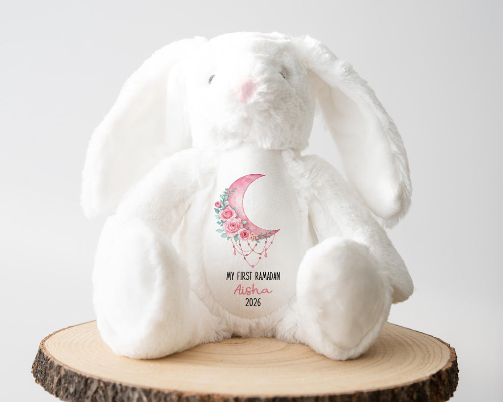 My First Ramadan Personalized Soft Toy Gift, Custom Name Plushie, Baby’s First Ramadan Keepsake
