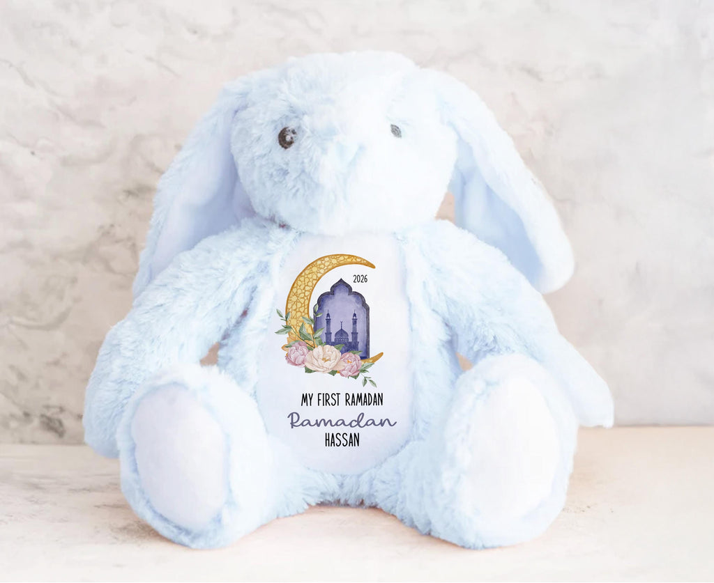 My First Ramadan Personalized Soft Toy Gift, Custom Name Plushie, Baby’s First Ramadan Keepsake
