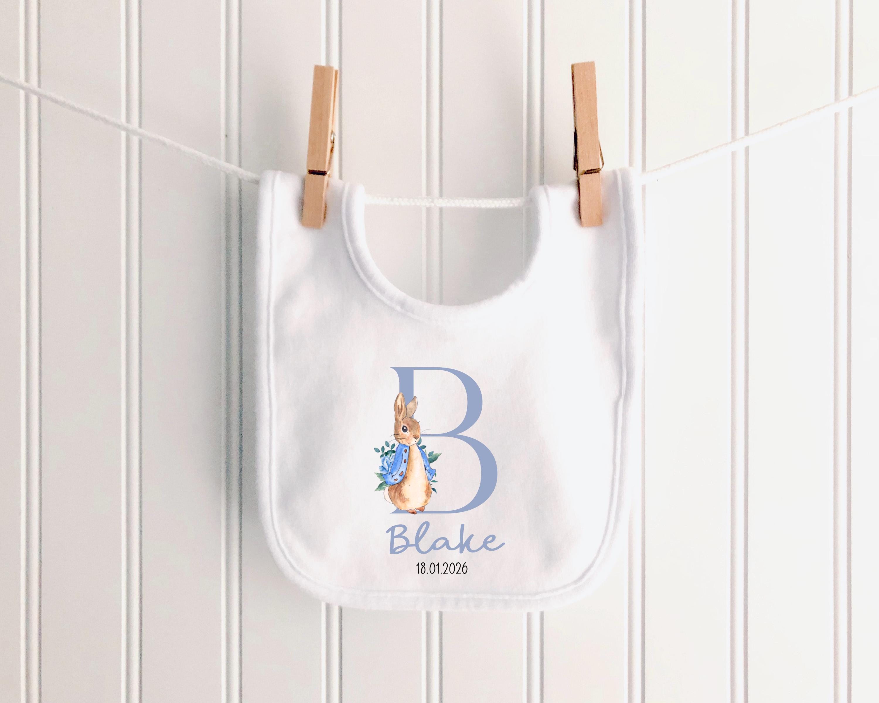 New Born Baby soft Toy Keepsake Personalised Bunny Teddy Gift,  Baby shower Christening Birthday gift