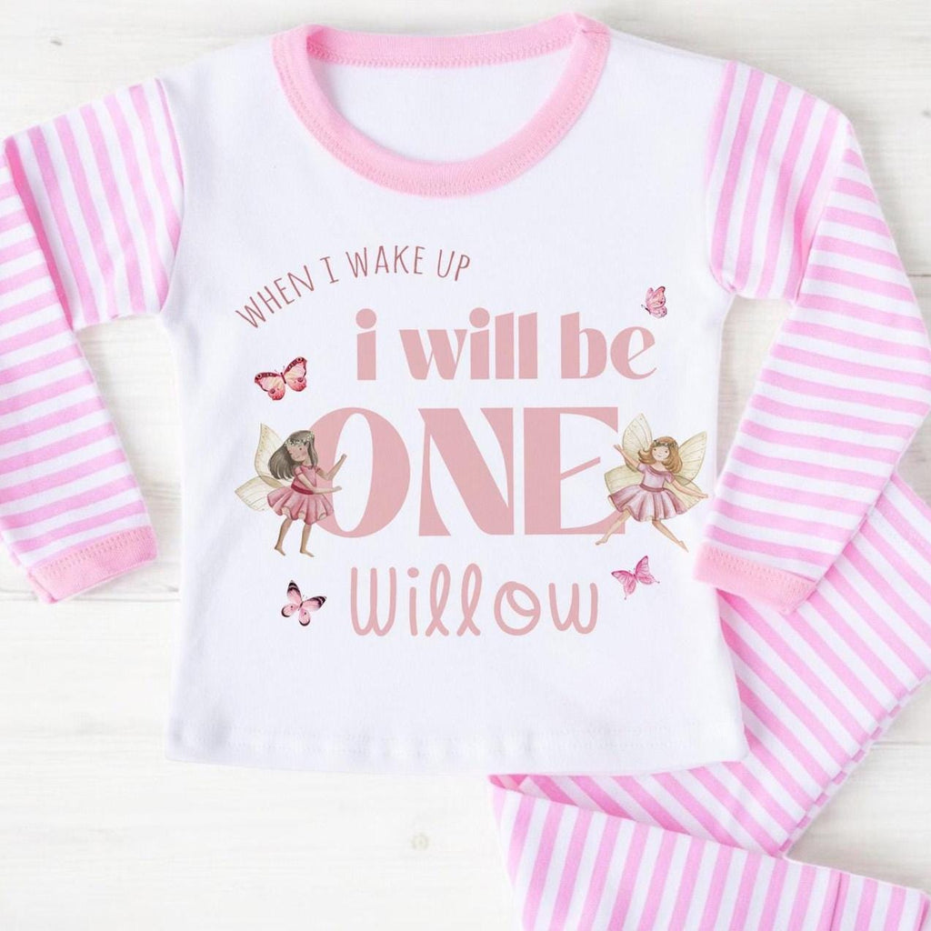 Personalised 1st Birthday Pyjamas: Butterfly Fairy Outfit