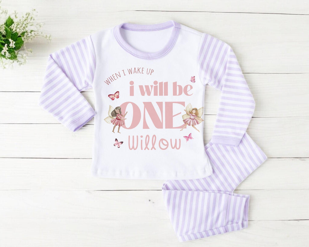 Personalised 1st Birthday Pyjamas: Butterfly Fairy Outfit
