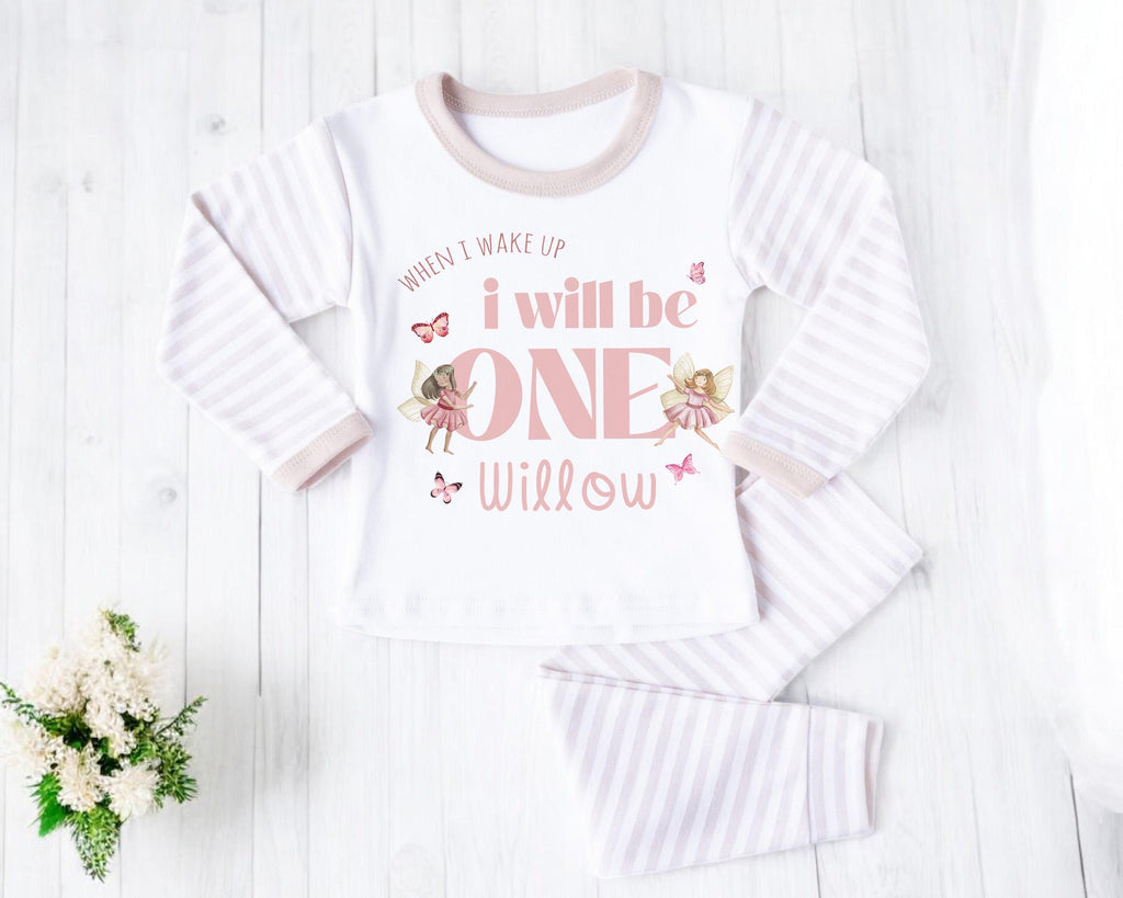 Personalised 1st Birthday Pyjamas: Butterfly Fairy Outfit