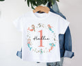 Personalised Baby Girl First Birthday Mermaid T-Shirt, Custom 1st Birthday Outfit, Toddler Bday Top, Cake Smash Shirt