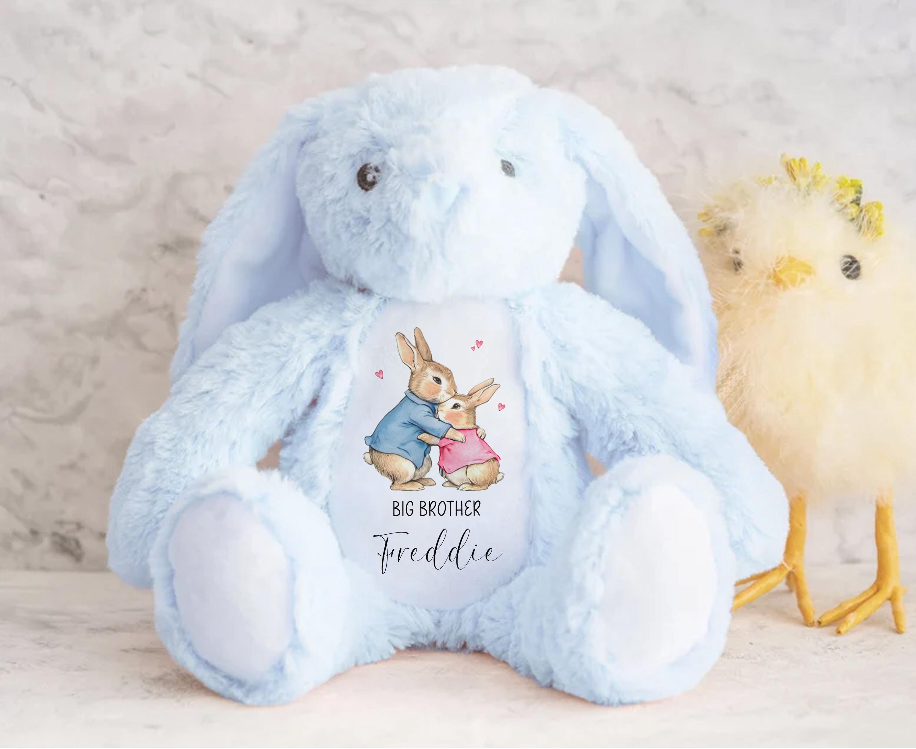 Personalised Big Brother Gift, Little Sister Gift, Personalised teddy, New Baby Announcement,New baby gift, Newborn Gift, Baby Keepsake