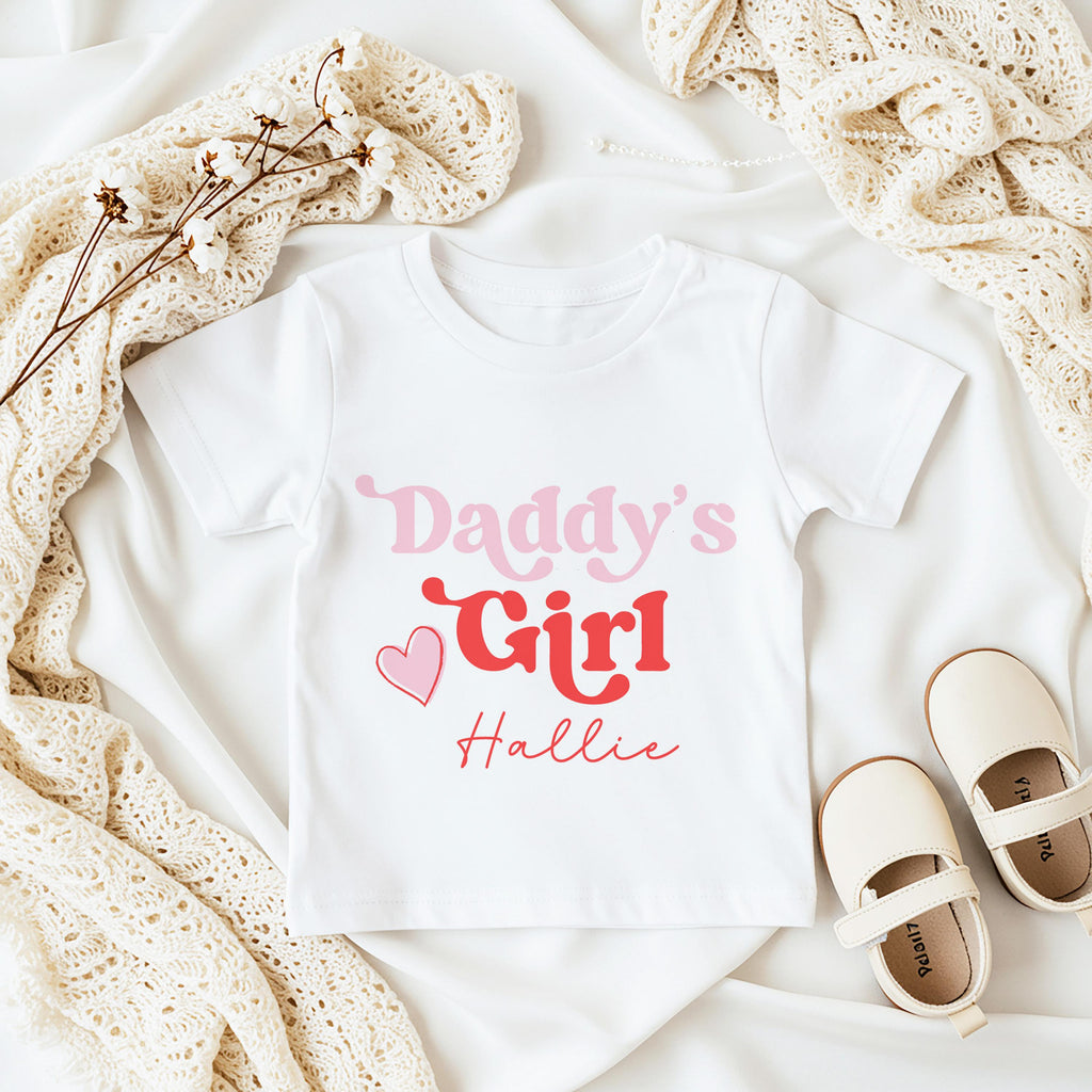 Personalised Daddy's Girl Daddy Birthday Gift Babygrow, Father's Day Gifts For New Dad, Personalized Baby Sleepsuit