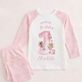 Personalised Fairy 1st birthday pyjamas, When I wake up I will be one outfit, Butterfly fairy theme birthday pjs