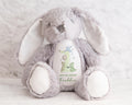 Personalised First Birthday Bunny, 1st Birthday Dinosaur Gift Boy Teddy, 1st Baby Boy Birthday Present, Personalised 1st Birthday Soft Toy
