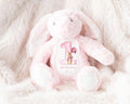 Personalised First Birthday Gift Birthday Soft Toy Keepsake, Name Bunny Grand son Grand daughter Niece Nephew 1st Birthday Gift Idea
