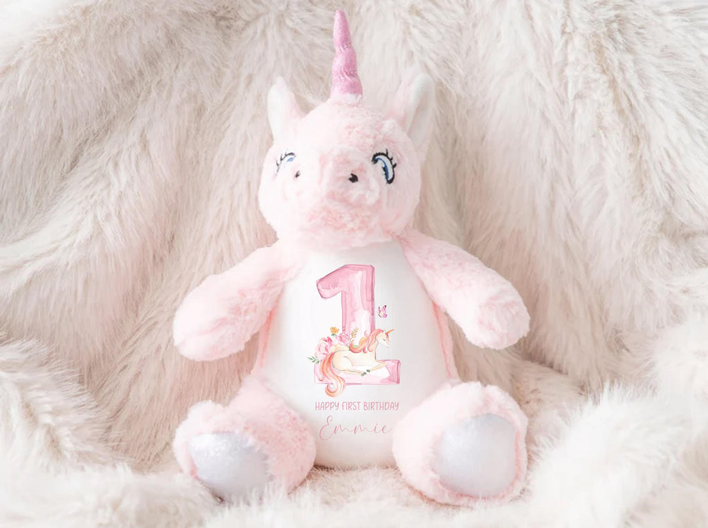 Personalised First Birthday Gift Birthday Soft Toy Keepsake, Name Bunny Grand son Grand daughter Niece Nephew 1st Birthday Gift Idea