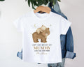 Personalised First Mother's Day Gift, Our 1st Mother's Day Tshirt, Babies Bunny Mother's Day Outfit