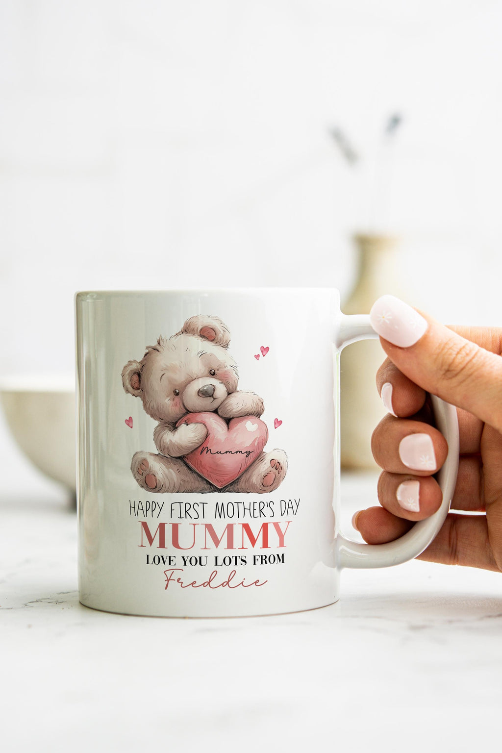 Personalised First Mother's Day as Mummy Gift, Mother's Day Mug Set, New Mum Gift,  Mother's Day Mug Set