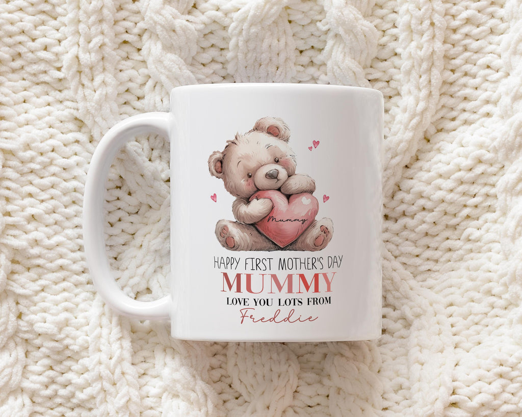 Personalised First Mother's Day as Mummy Gift, Mother's Day Mug Set, New Mum Gift,  Mother's Day Mug Set