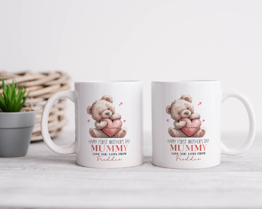 Personalised First Mother's Day as Mummy Gift, Mother's Day Mug Set, New Mum Gift,  Mother's Day Mug Set