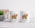 Personalised Mummy & Daddy Bear Mugs, New Parents Baby Shower Gift