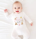 Personalised My First Easter Babygrow, 1st Easter Sleepsuit