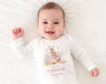 Personalised My First Easter Babygrow, Custom 1st Easter Sleepsuit Outfit Gift For Baby