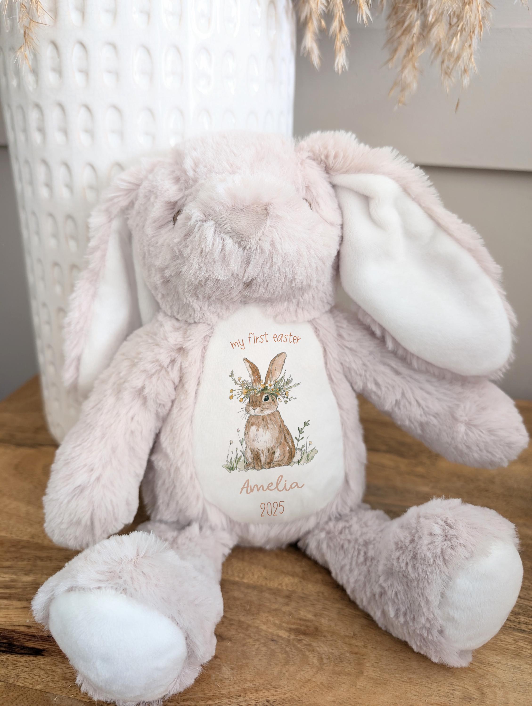 Personalised My First Easter Teddy, First Easter Gift Set, 1st Easter Gift, New Baby Easter Gift, Easter Baby Gift, My First Easter Ornament