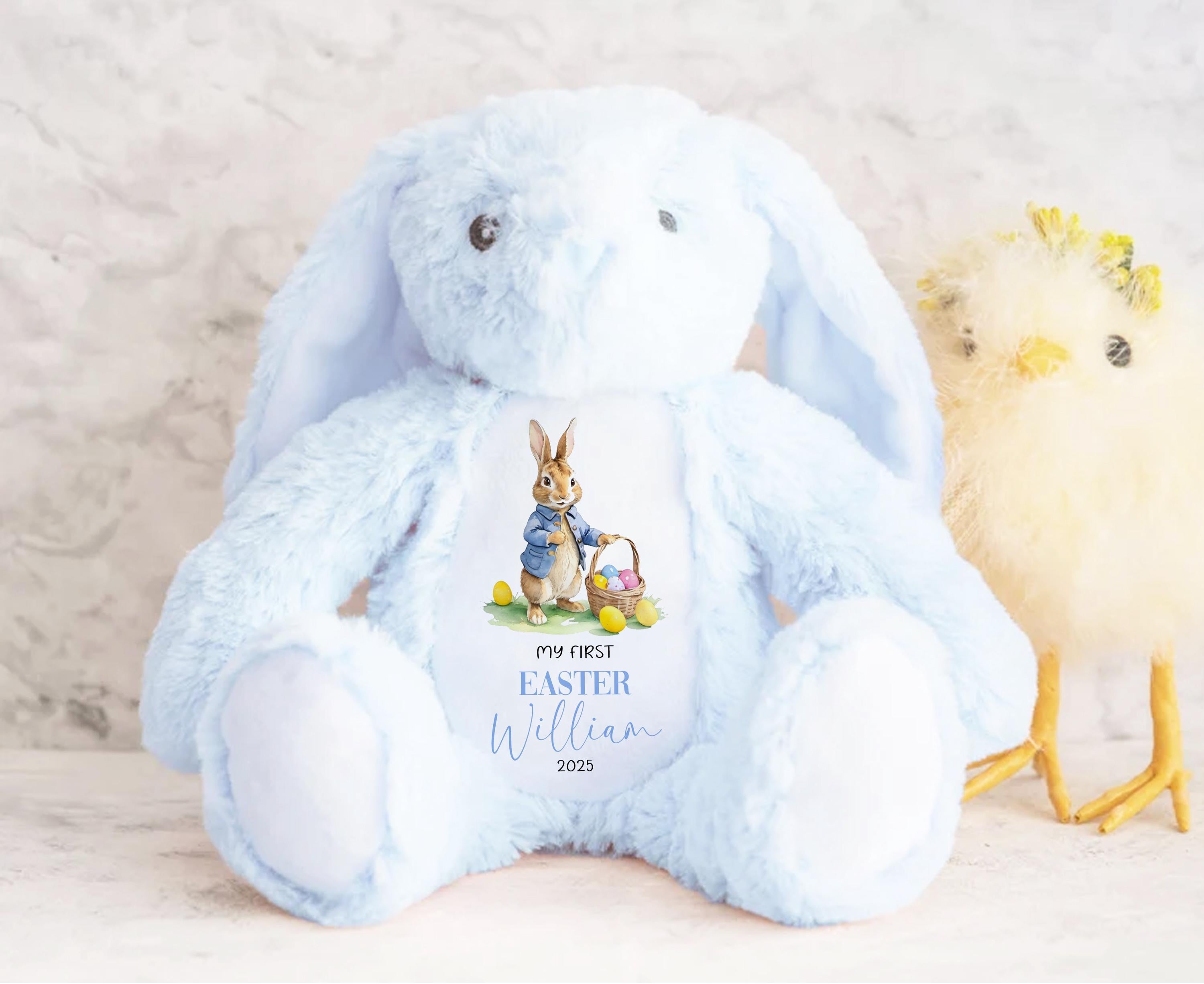 Personalised My First Easter Teddy, First Easter Gift Set, 1st Easter Gift, New Baby Easter Gift, Easter Baby Gift, My First Easter Ornament