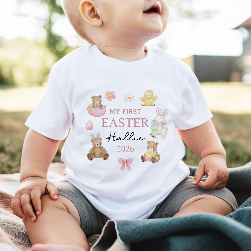 Personalised My First Easter Tshirt, 1st Easter Outfit