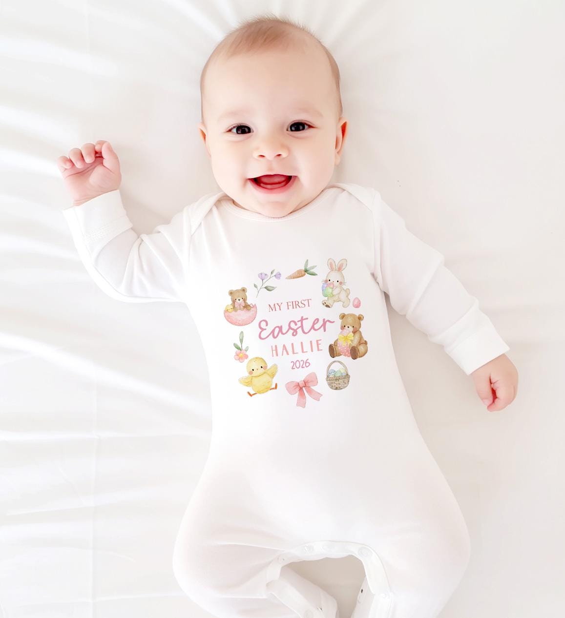 Personalised My First Easter Tshirt, 1st Easter Outfit
