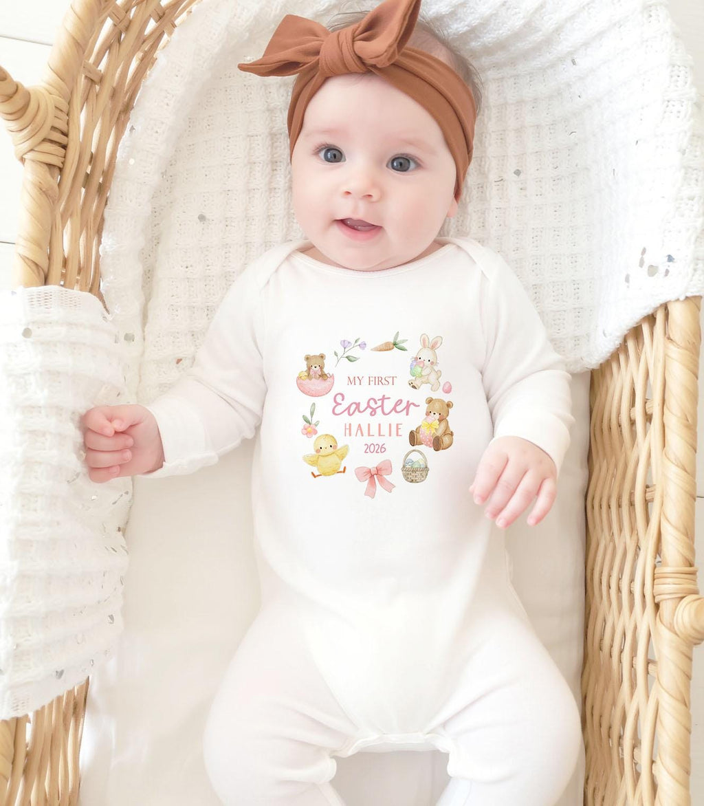 Personalised My First Easter Tshirt, 1st Easter Outfit
