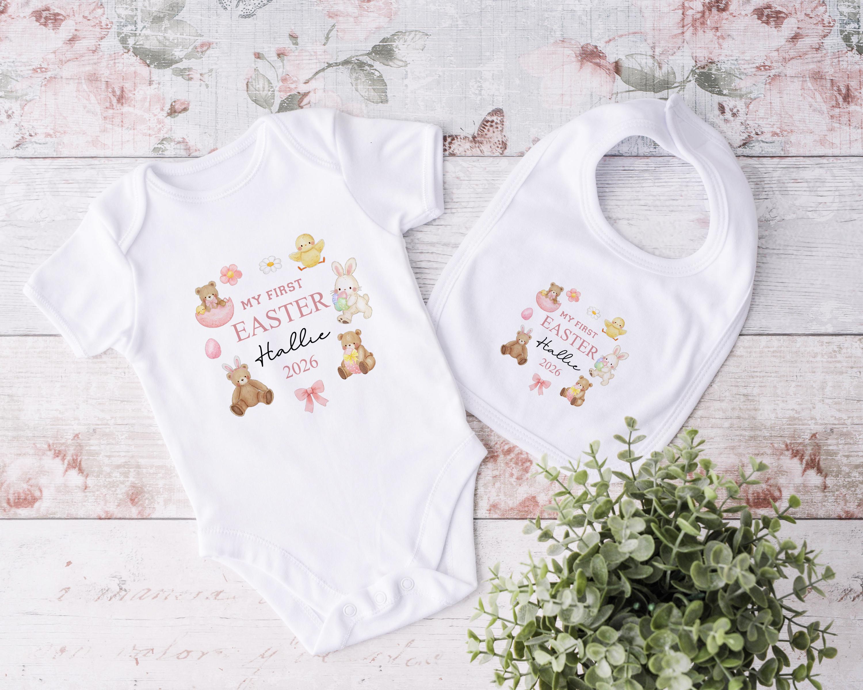 Personalised My First Easter Tshirt, 1st Easter Outfit