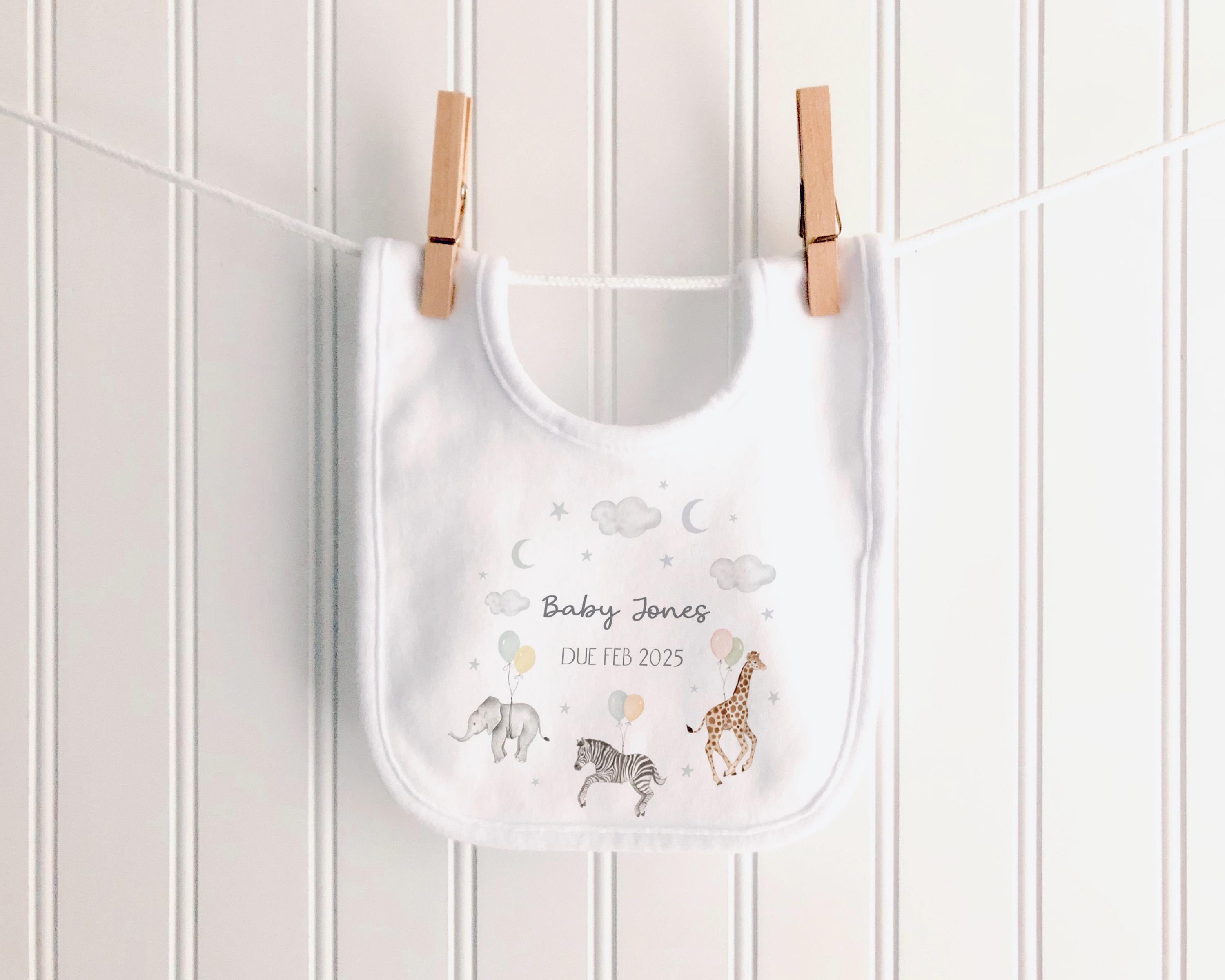 Personalised Pregnancy Announcement Baby Bodysuit, Pregnancy Reveal Baby Grow, Custom Baby Due 2025 Vest, Baby Coming Soon Bodysuit