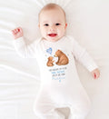 Personalised first mothers day gift from baby, custom 1st mother's day as my mummy, Custom sleepsuit mothers day baby outfit for new mum
