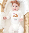 Personalised first mothers day gift from baby, custom 1st mother's day as my mummy, Custom sleepsuit mothers day baby outfit for new mum