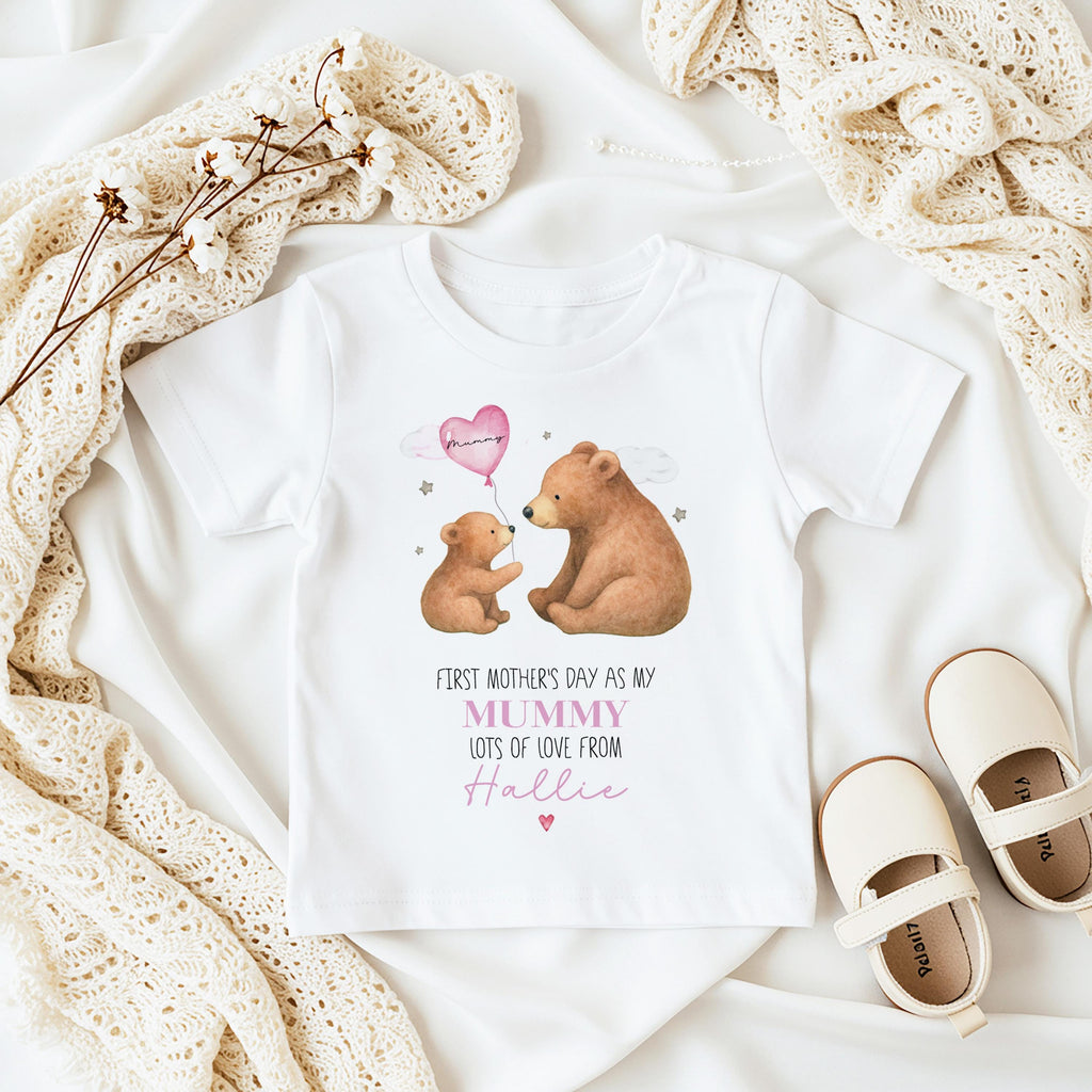 Personalised first mothers day gift from baby, custom 1st mother's day as my mummy, Custom sleepsuit mothers day baby outfit for new mum