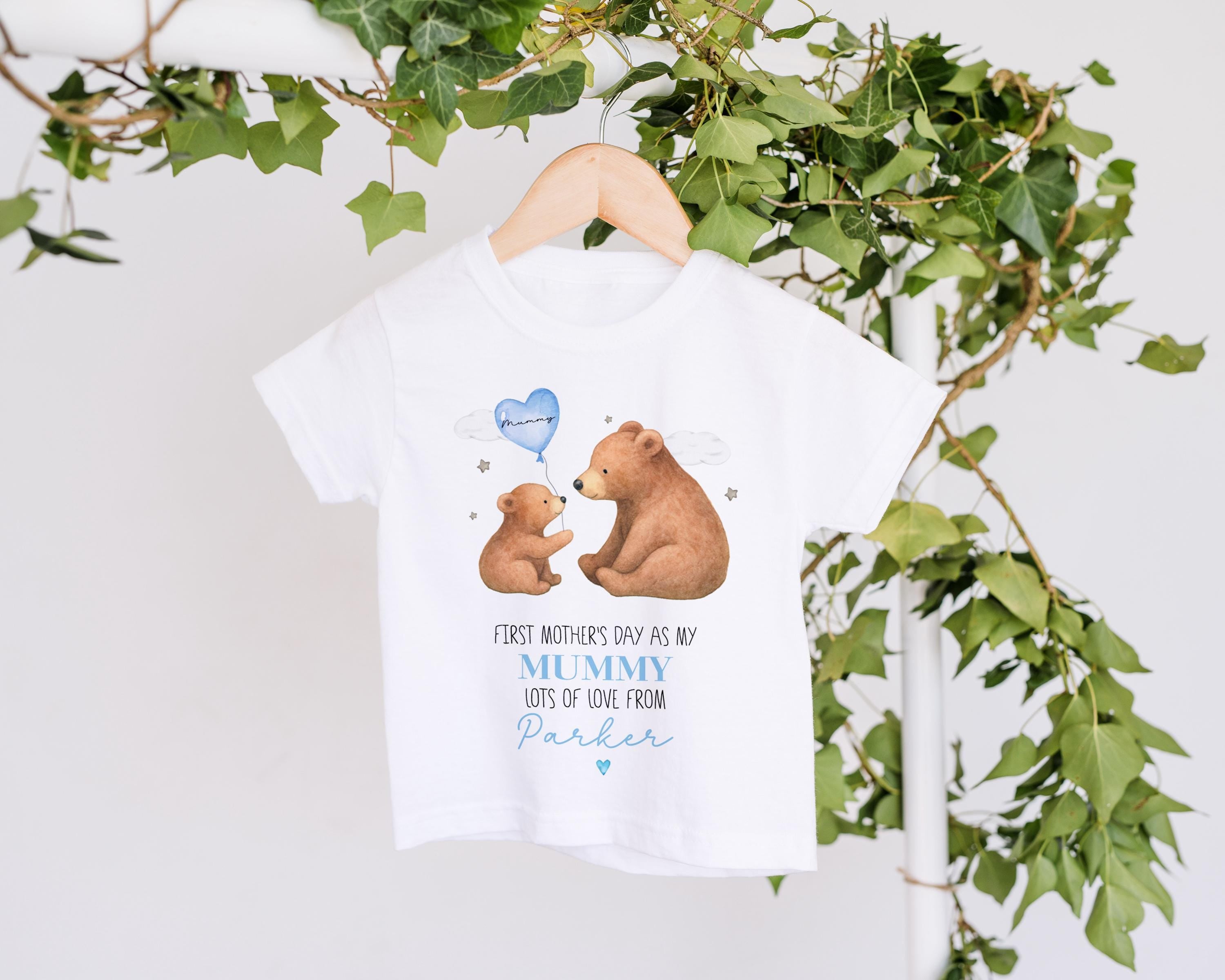 Personalised first mothers day gift from baby, custom 1st mother's day as my mummy, Custom sleepsuit mothers day baby outfit for new mum