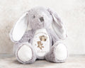 Personalised new born baby soft toy keepsake, Baby shower gift for new parents, Baby bear nursery decor, Birth announcement social media