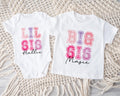 Personalized Big Sister Little Sister Matching Set, Cotton Sibling Outfit