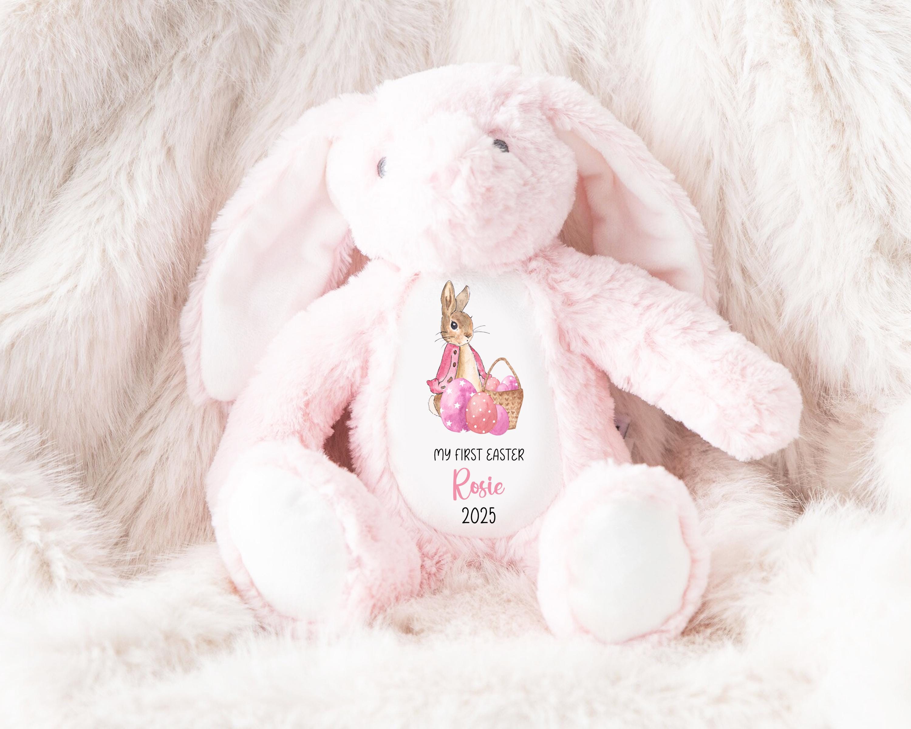 Personalized Easter Bunny Plush: My First Easter Keepsake Gift