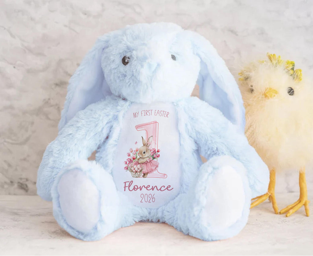 Personalized Easter Bunny Toy: My First Easter Gift, Soft Plush Keepsake