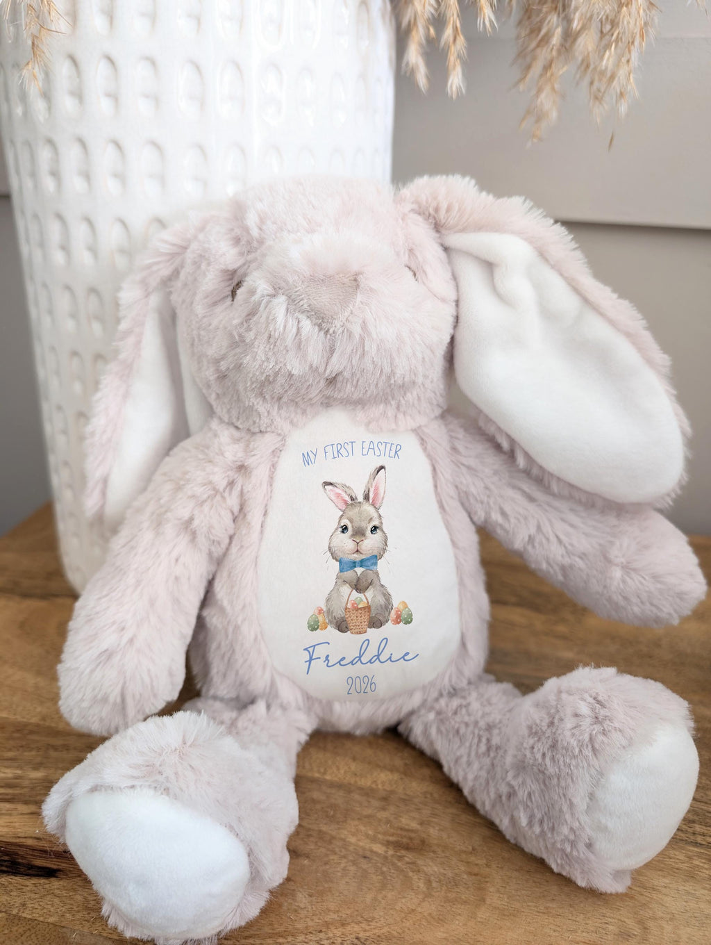 Personalized Easter Bunny Toy: My First Easter Gift, Soft Plush Keepsake